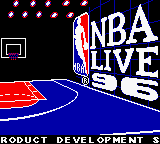 NBA Live 96 Title Screen